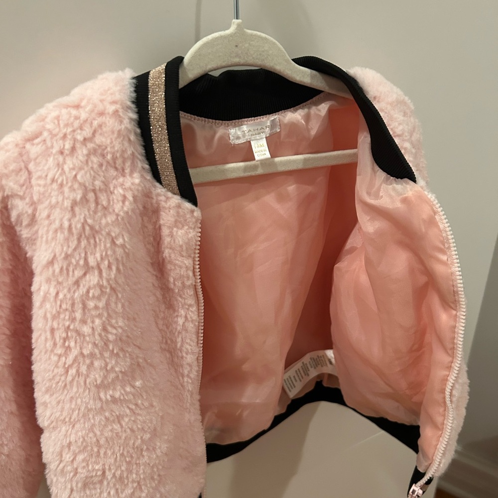 Kids Tahari Pink Jacket - Size 18 Months - Picture 5 of 9